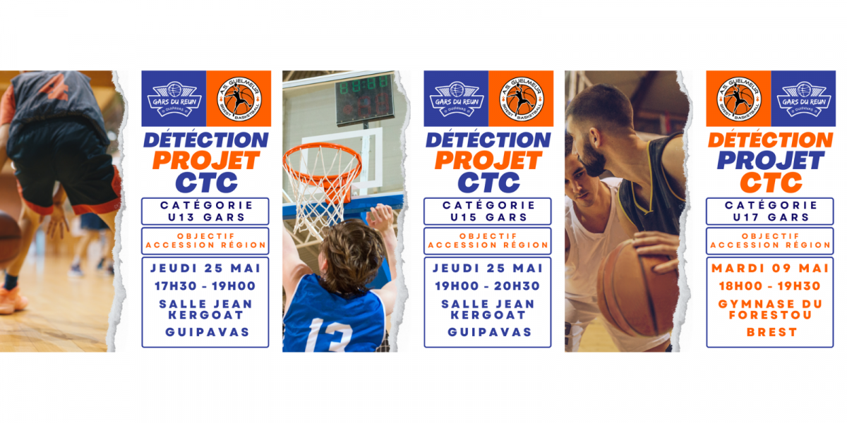 [DÉTECTION CTC As Guelmeur Brest Basket - Gars du Reun - Basket] 🔵🟠