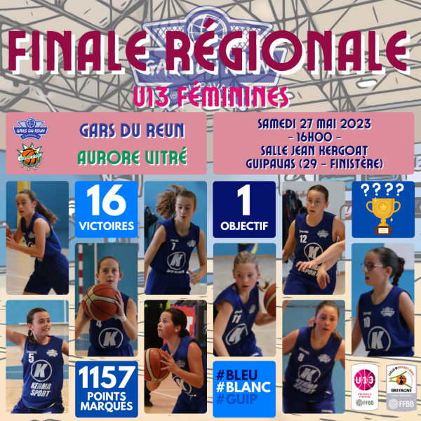 [U13 FILLES A - FINALE RÉGIONALE] 🏆