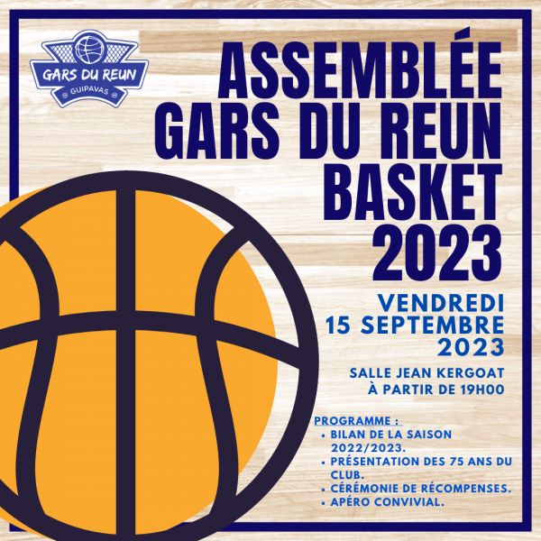 [ASSEMBLÉE GÉNÉRALE 2023] 🏀