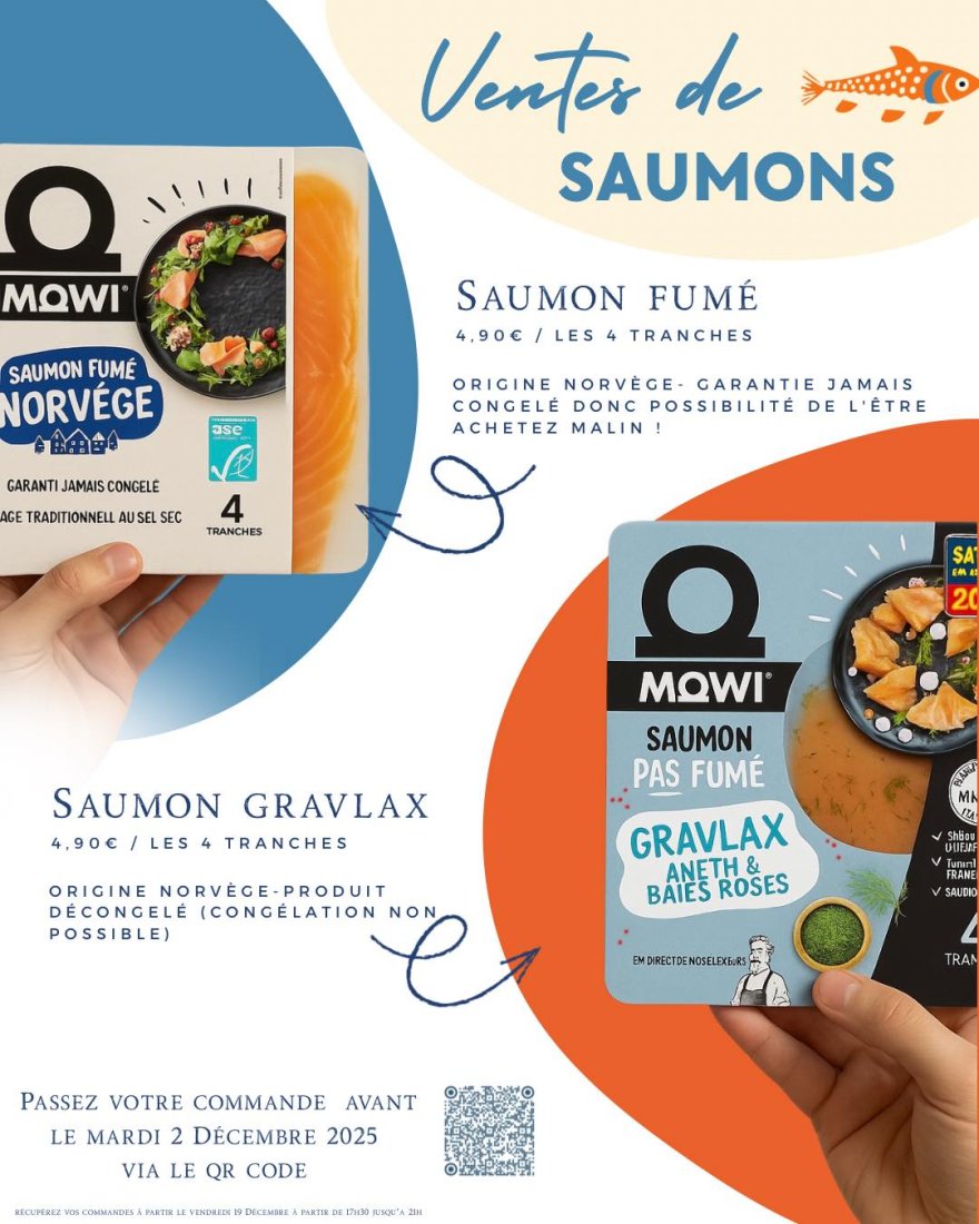 Vente de Saumons 🍣