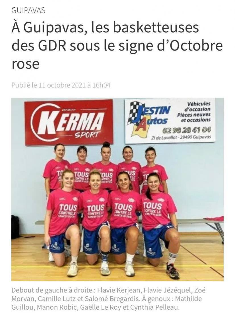 [DANS LA PRESSE - TÉLÉGRAMME] - OCTOBRE ROSE  📰🎀
